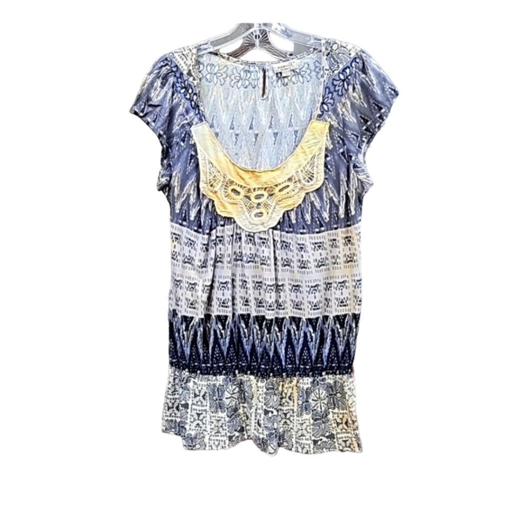 One World Live and Let Live, Women's,  Cap sleeve, Sz M, Top